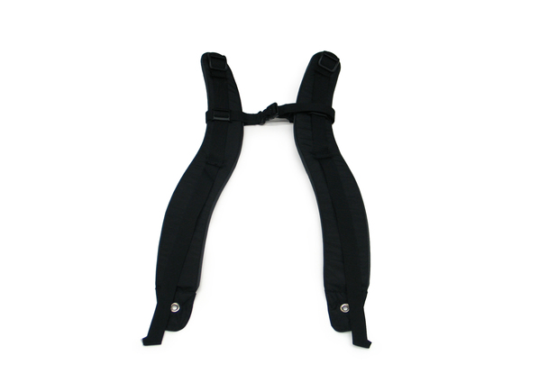 Replacement shoulder straps for external frame backpack clearance